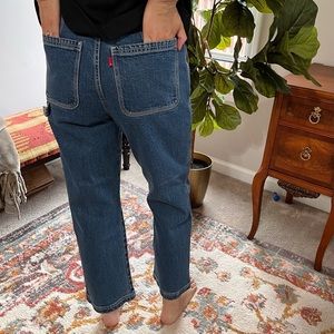 Levi’s Ribcage Straight Ankle Jeans